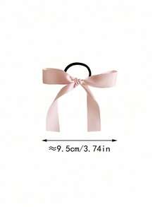 4/8/16pcs Multi-Function Hair Tie, White & Pink Satin Ribbon Hair Accessories Bow Hair Ties. Elegant & Simple Korean Style Hair Ties, Suitable For Women & Girls Daily Use, Gifts And Photography Props. ,Ponytail Holders ,Hair Elastics ,Hair Rubber Bands ,Scrunchies ,Hair Rope