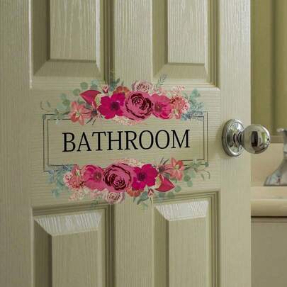 Letter Graphic Wall Sticker, Pvc Waterproof Self Adhesive Wall Art Decor For Home Bathroom Decor, Stickers, Wall Decal, Vinyl Decal For Home Decorations, Spring Decoration Items Refresh Your Home, Festival Decoration Stickers Gifts Birthday Graduation