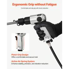 Air Hammer, 4500BPM Pneumatic Hammer With 1.57-Inch Stroke & 4PCS Chisels Round Shank, Lightweight & Compact Air Chisel Pneumatic Shovel Tool For Cutting Punching Scraping - Conventional Air Hammer 4500 BPM - View 5