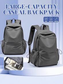 Sac à dos scolaire pour filles, sac à dos décontracté pour femmes, grand sac à dos noir avec grande capacité, pratique et élégant pour les déplacements quotidiens, les voyages, l'école, avec plusieurs compartiments pour garder les essentiels bien organisés. Sac à dos de voyage léger et esthétique, simple et mignon, sac à dos imperméable pour le collège, le lycée, les étudiants, les voyages, le camping, cadeau pour les filles et les femmes