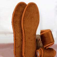 5 Pairs Natural Wool Felt Shoe Insoles, Warm Wool Insoles For Winter, Thick Soft Wool Insoles For Men And Women, Suitable For Snow Boots