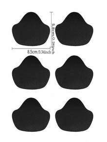6片装自粘式鞋跟防滑贴片 - 鞋跟防滑垫 - 适合购物、旅行、徒步使用，PU材质鞋贴，适用于运动鞋、休闲鞋，熨烫式贴片
