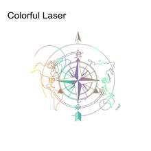 Adhesivo de pared con mapa del mundo de la brújula para caravana, camper, autocaravana, vanlife, RV, remolque de camping, calcomanía, accesorios de auto tuning - Negro brillante - Ver 12