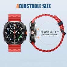 Sport Bands Compatible With Samsung Galaxy Watch 8 Band 44mm 40mm/8 Classic 46mm Men Women,Soft Silicone Breathable Waterproof No Gap Strap Compatible With Samsung Galaxy Watch 8 Bands 40 Mm 44 Mm - Galaxy Watch 8/8 Classic - View 6