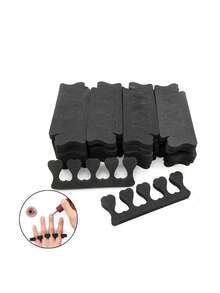 30pcs Black Nail Separators Finger Separators, Soft Sponge Toe Separators Pedicure,Soft Finger Separator,Toe Finger Dividers For Women Men Nail Art Pedicure Manicure Polishing Coating Gel Painting Beauty Accessories For Nail Foot Salon, Foam Toe Separators Professional Nail Art Fingers Foots Sponge Cushions For Nail Polish,Nail Supplies,Nail Tools,Nail Art Tools,Back To School,Nails,Nail Tools For Press On Nails