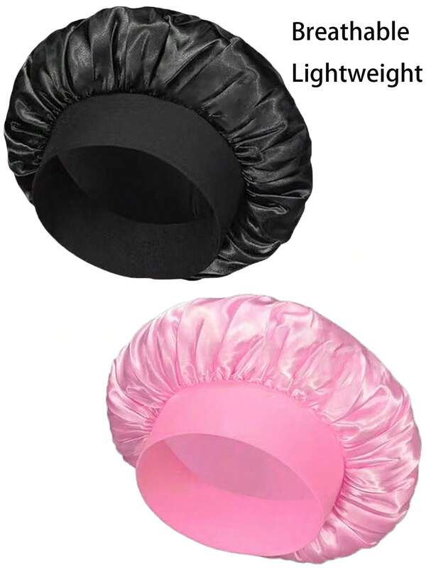 1/2 szt. Jedwabny czepek do spania, owijka na głowę, szalik chroniący warkocze, czepek jedwabny, czepek satynowy