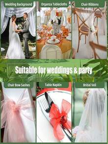 1 mảnh vải Organza mật độ cao có lớp nền bóng, vải tuyn lấp lánh dành cho váy cưới - Màu Hồng Tươi - Xem 6