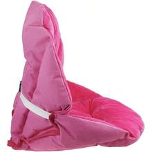 Cojín de silla grueso con respaldo, cojín de asiento cálido para muebles de jardín como sillas de respaldo alto, cojín cómodo para oficina, automóvil y escuela. - Rosa Fucsia - Ver 5