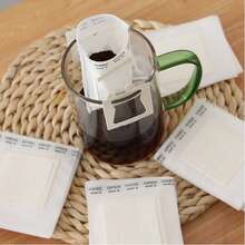 50 piezas Bolsas de filtro de café de goteo manual portátiles, Papel de filtro de café de oreja colgante, Bolsas de filtro de polvo de café de goteo manual, Bolsas de filtro gruesas, Bolsas de filtro de café de goteo de oreja colgante, Bolsas de filtro de goteo manual, Bolsas de café de goteo manual desechables, Bolsas de embalaje de polvo de café de papel de filtro desechable de oreja colgante