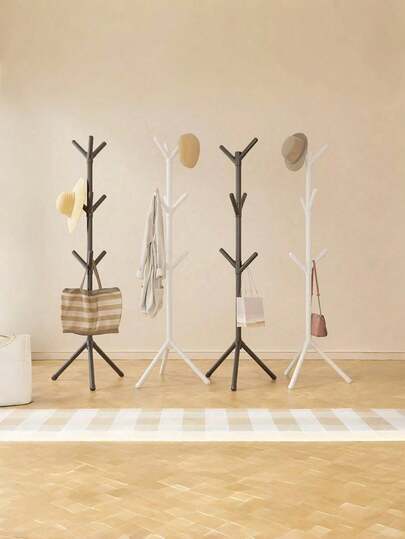 1개 미니멀리스트 옷걸이, 공간 절약형 정리함, 설치 및 분해 용이, 바닥형 미니멀리스트 침실 코트 랙, 침실 장식, 방 장식, 미니멀리스트 스타일, 봄 방학, 보헤미안 스타일, 고급 스타일, 어머니 날, 봄, 봄 장식, 보헤미안 스타일, 가정 용품에 적합