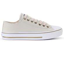 Women's Casual Star Sole Sneakers - Straight Non-Slip, Super Light And Comfortable 34 To 39 Premium Line - Màu be - Xem 4
