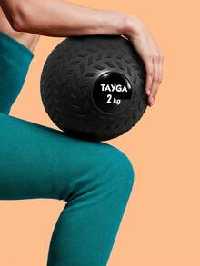 Pelota Balón de Azote Cross TAYGA 2kg Texturizado - Negro - Ver 2