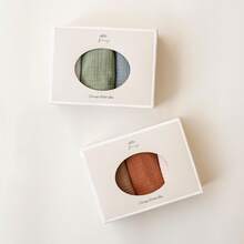 10-Pack Muslin Baby Bibs, Soft Cotton Bandana Bibs For Drooling & Teething, Unisex Solid Colors For Boys & Girls, Newborn & Infant - 10色 - 查看 7