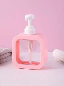 Travel-Friendly Clear Dispenser Bottle Perfect For Hand Soap, Cosmetics & Shampoo Disp Plastic Pump Lotion Bottles, Dispenser For Body Wash, Shampoo, Hand Sanitizer, Soap Dispenser, Refillable Hand Soap Dispenser For Bathroom And Dish Soap Dispenser For Kitchen Sink, Liquid Soap Dispenser With Waterproof Label, White Bathroom Back To School - Multicolor - View 7