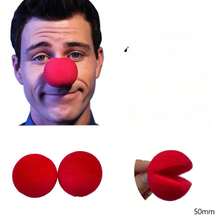 1PCS Halloween Party Costume Clown Nose Round Hole Sponge Ball - Single Opp Bag Packaging - View 2