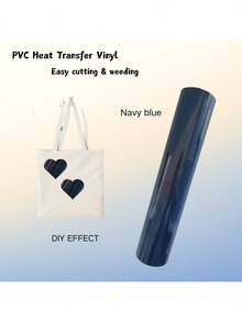 1 Roll, PVC Heat Transfer Vinyl Material, Size 30.5x60cm/30.5x102cm, Iron-On DIY, Suitable For T-Shirts, Easy To Cut And Smooth Surface, Embroidery Patch Iron-On Heat Transfer Patch, Applicable For Jackets, Clothing, Backpacks, Jeans, T-Shirts, Etc. - Multicolor - View 75