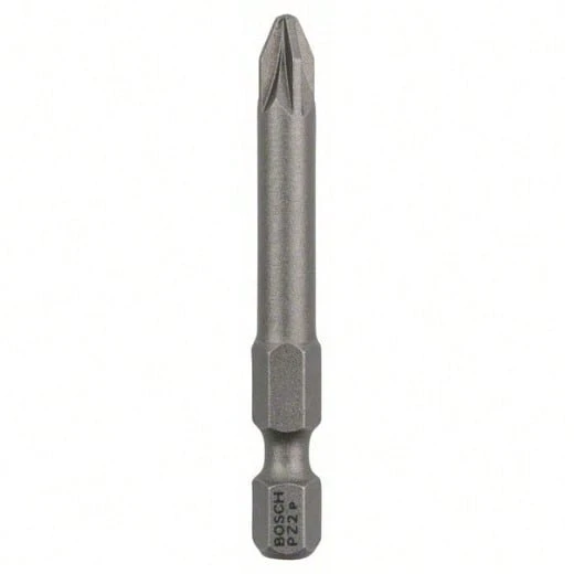 Bosch 2 607 002 506 - Ponta de chave de fenda extra dura - PZ 2,49 mm (pacote com 25) - Prata - Ver 1