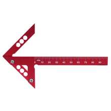 木工中心划线工具 中心划线尺 多功能划线规 圆棒方木中心划线工具 铝合金角度尺 中心尺 - 彩色 - 查看 9