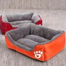 Large Pet House Dog Bed Cat Mat Long Plush Deep Sleeping Warm Soft Small Dog Cushion Calm Beds For Puppy Chihuahua - 8 - 查看 1