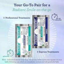 GuruNanda Coconut Oil Teeth Whitening Strips Mint, 7-Day Treatment For Yellow Stain Removal - trắng - Xem 5