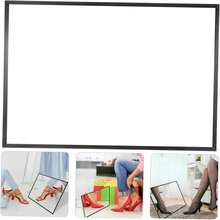 Small Freestanding Dressing Mirror For Shoes Stable Floor Stand Compact Bedroom Makeup Mirror Lightweight For Home Shoe Store Use - 款式1 - 查看 7