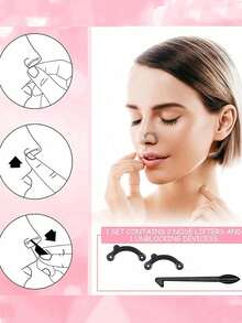 Adjustable Nose Up Lifter - Clear Nose Lift Clip - Reusable, Unscented, No Battery Needed, Multi-Scenario Use For Beauty Enhancement And Comfort - Multicolor - View 3