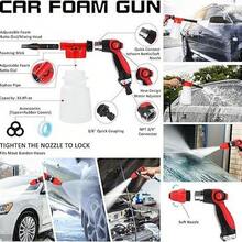 Heiß verkaufendes Autoreinigungswerkzeug 40-teiliges Set mit Schaumstoffpistole Sprüher große Reinigungswaschhandschuhe Handtücher