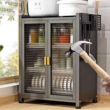 Armario de Almacenamiento de Platos de Metal para Cocina de 3 Niveles, con Plato de Drenaje y 4 Ganchos para Colgar Cucharas, Organizador Multifuncional de Cocina, Extensión de Encimera para Platos y Boles, para Organización y Almacenamiento de la Encimera de Cocina en Casa - Negro - Ver 5