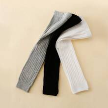 3 件儿童紧身裤，紧身裤，条纹紧身裤，7/8 长度，黑白灰色 - 彩色 - 查看 14