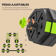 Capa para barra - Verde 25kg - Ver 4