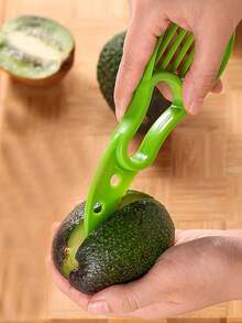 1pc Multifunctional 3-In-1 Avocado Slicer, Fruit Extractor, Flesh Slicer, Avocado Peeler And Pitter For Home Use, Outdoor Home Kitchen Accessories - 綠色 - 查看 8