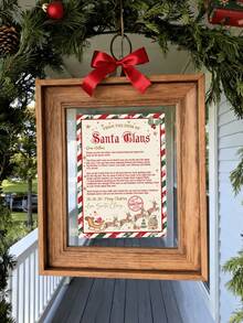 1/3/5pcs, Official Letter From Santa Claus, Nice List Certificate Bundle, North Pole Mail, Christmas Eve Box, DIY Xmas Decor & Gifting, Unique Personalized Christmas Gift Idea, Xmas Wish, Holiday Gift For Her, Unique Xmas Gift For Family & Friends, Festive Writing Paper. - Multicolor (Christmas Style) - View 8