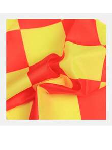 2pcs Checkered Boundary Flags, Referee Flags, Signal Flags, Football Referee Tools
