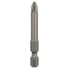 Bosch 2 607 002 506 - Ponta de chave de fenda extra dura - PZ 2,49 mm (pacote com 25) - Prata - Ver 2