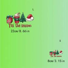 1pc/2pcs/3pcs Christmas Heat Patch Long-Lasting Heat Transfer Stickers, For DIY T-Shirts, Sweatshirts, Jeans, Hoodies, Backpacks, Jackets, Handbags, Pillows - Multicolor - View 3