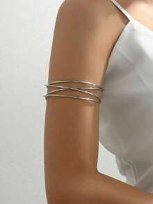 1pc Minimalist Arm Sleeve, Casual & Fashionable, Suitable For Daily Wear - T35 - View 1