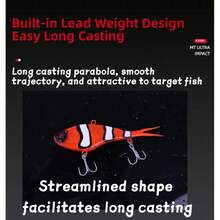 67g Sinking Long Cast VIB Soft Fishing Lure, Bionic Fishing Bait, Export Quality