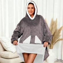 Tragbare Decke,oversize hoodie damen, oversize hoodie herren, Ultra Weiche Warme Hoodie-Sweatshirt,tragbare Decke für Männer,,Perfekt für Zuhause & Reisen,Flauschig Kuscheldecke Sofa Decke,decke mit ärmeln,hoodie decke herren,decken hoodie damen,decke mit ärmeln und kapuze,Reise-Wärmedecke, leichte Reisedecke als Accessoire