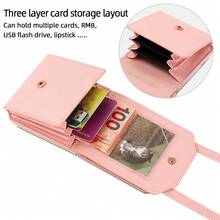 VIETAO Lanyard Faux Leather Wallet Card Slot Moblie Phone Case Cover Compatible With Samsung Galaxy Z Flip 3 5g 4 5 6 7