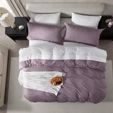 Soft Prewashed California King Duvet Cover Set, 3 Piece, Zipper Closure, 104x98 Inches Duvet Cover And 2 Pillow Shams - No Comforter,  In 2025 - Dusty Purple (No Comforter) - View 4