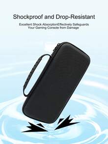 2 Accessories Set: Carrying Case + TPU Separated Left & Right Grip Case + PC Protective Shell + Separated Silicone Grip Covers + 4pcs Joystick Caps + 2pcs Tempered Glass Screen Protectors + 1 Game Card Case, Waterproof & Shockproof - Multicolor - View 3