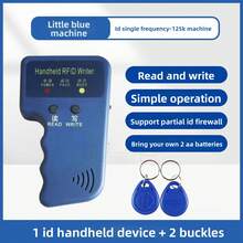 2025新款通用型1-3卡槽125KHz低频手持式ID卡复印机，EM卡RFID智能卡ID卡复印机，简约工业风，蓝色，掌上便携设计，一键复印+防摔外壳，快速读卡+精准复印+兼容多种卡片，适用于门禁卡、考勤卡、电梯卡等智能卡复印。