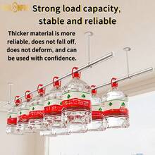 多功能螺纹组合式衣杆，可作窗帘杆、晾衣架、衣柜挂杆、浴室挂杆、厨房挂杆，适用于浴室、卫生间、阳台、窗户、衣柜等多种场景。 - 彩色 - 查看 10