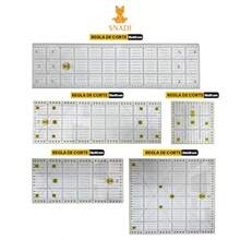 SNADI Patchwork Ruler 15 X 30 Cm Patchwork Ruler For Sewing Craft Transparent And Yellow Markings For Accuracy