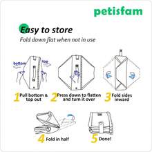 Caja de para gatos con 1 plegable y 1 cuchara. Porttil, ligero, a prueba de fugas, fcil de sotrage para gatos medianos y gatitos, negro - Mediano + Verde - Ver 8