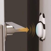 1pc Cute Pet Anti-Collision Pad, Soft Rubber Door Sticker Anti-Collision, Refrigerator Door Bumper Guard, Penguin Panda Cushion - Multicolor - View 2