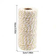 2/5Pcs Christmas Red And White Packaging Rope, 100m Holiday Atmosphere Enhancer! Suitable For Christmas Gift Wrapping, X-Tree Decoration Hanging Cord To Adorn Cozy Scenes, Cozy Scene Setup, Festive Atmosphere, Decorative Cord, Holiday Rope, Sturdy Material, Flexible Cord, Wrapping Cord, Festive String, Party Planners, Craft Enthusiasts - Multicolor - View 2