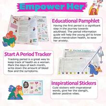 New First Period Kit For Girls 22 PC Period Packs For Young Girls First Time First Period Gift For Teen Girls With Sanitary Pad Storage Bag Wipes Bracelet Eye Mask Socks And More Mint