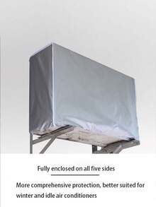 1 Stück Außeneinheit-Abdeckung für Klimaanlage, wetterfeste und staubdichte Schutzhülle für Wandmontage-Klimaanlage