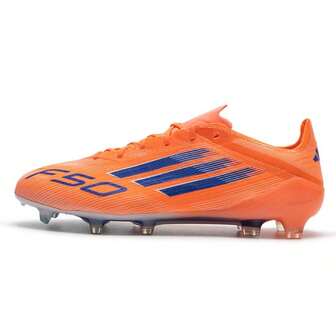 Adidas بوت كرة قدم F50 ELITE FG، بوت FG ذات امتصاص للصدمات، مناسبة للتدريب الميداني لكرة القدم، JH7618